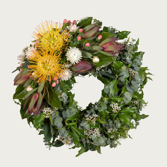Wildflower Funeral Wreath