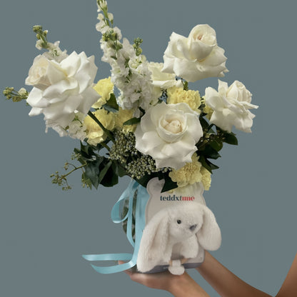 Welcome Baby Blooms Vase Arrangement